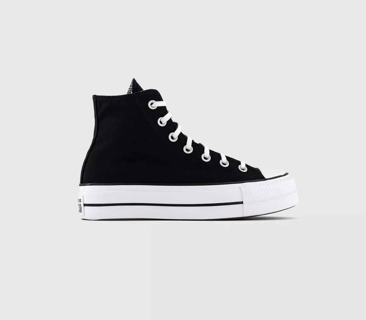 Converse All Star Lift Hi Platform Trainers Black White