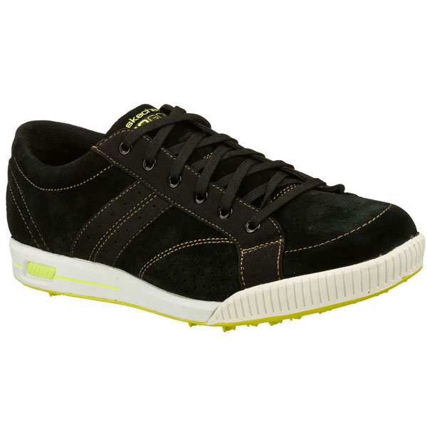 Skechers Men Extra Wide Fit (4E) Shoes - Drive Black/Lime
