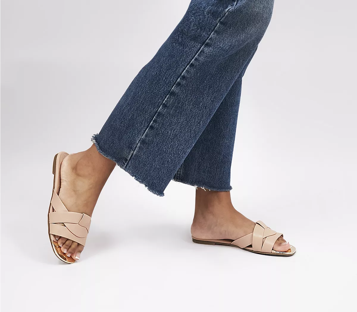 OFFICE Soul Searcher Hardware Mules Beige