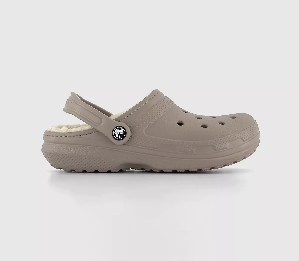 Crocs Classic Lined Clogs Mushroom Bone