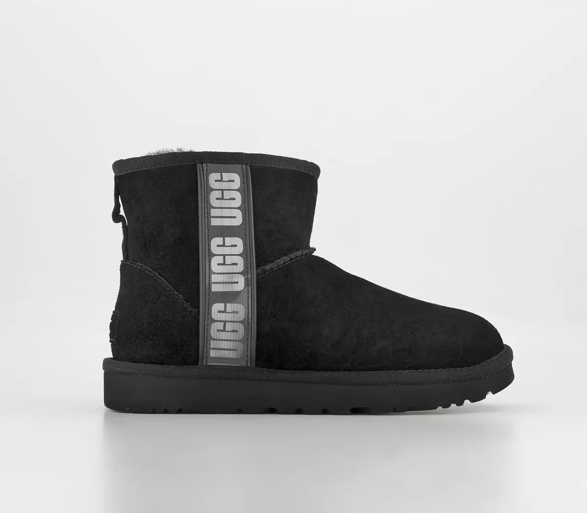 UGG Classic Mini Side Logo II Boots  Black