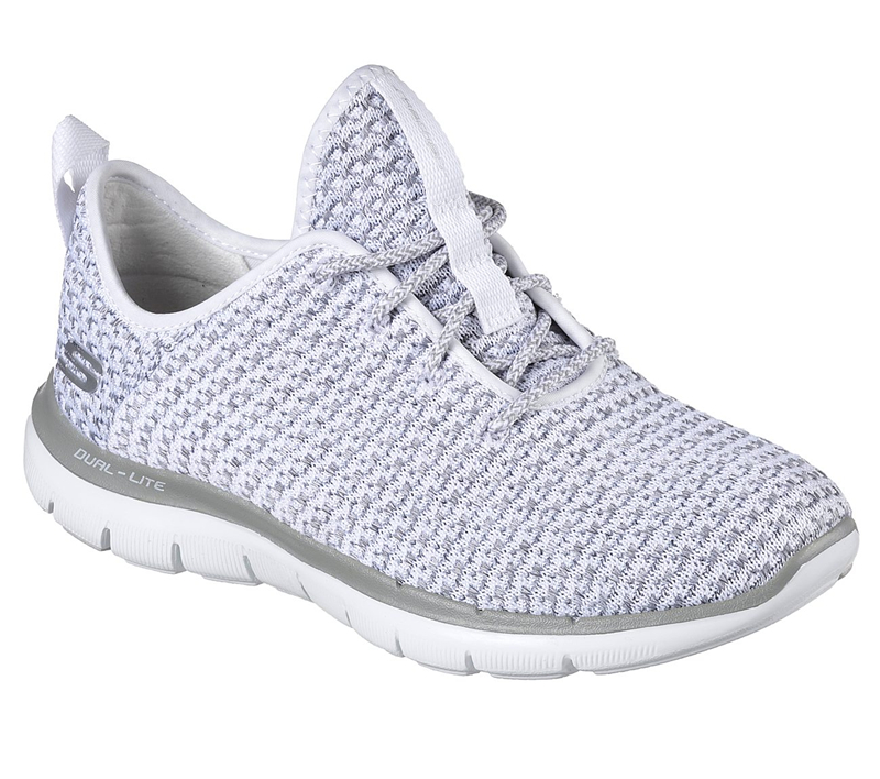Skechers Women Flex Appeal 2.0 - Bold Move White/Gray