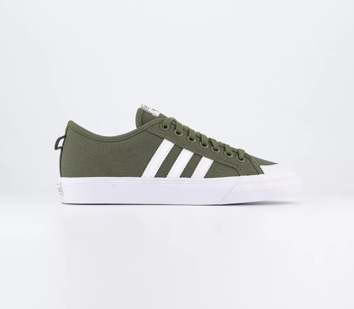 adidas Nizza Trainers Olive Strata White White