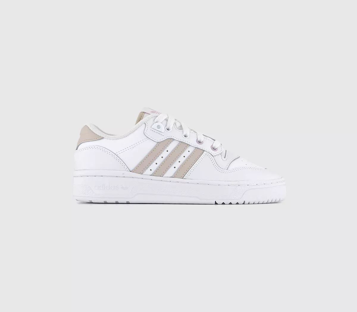 adidas Rivalry Low Trainers White Wonder Beige Orchid Fusion