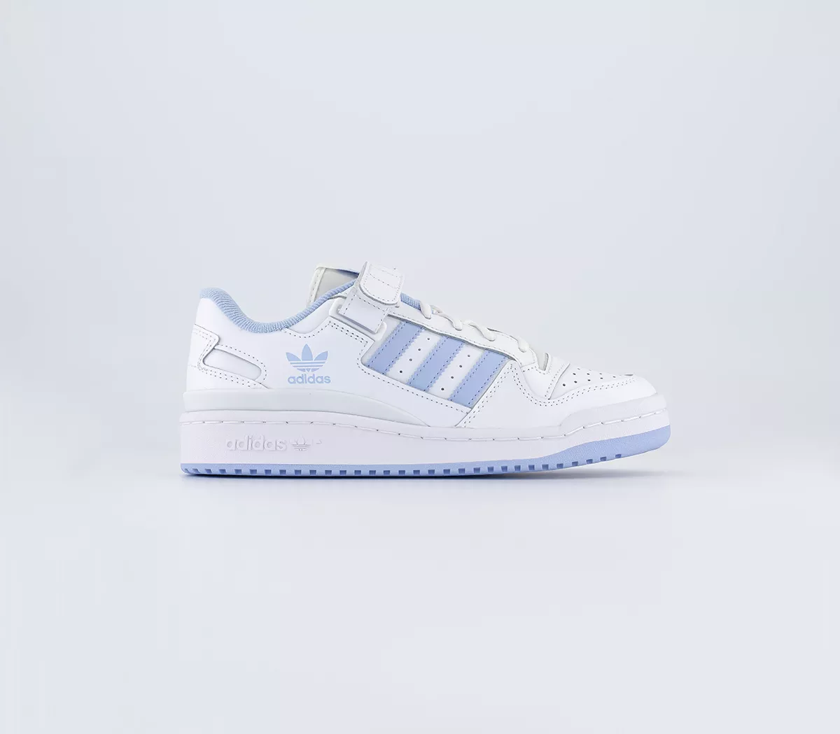 adidas Forum 84 Low Trainers  White Blue White
