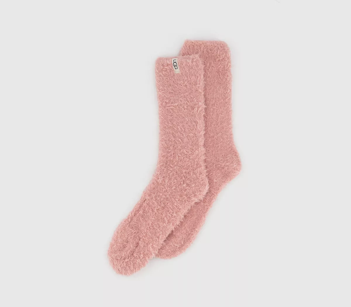 UGG Teddi Cozy Crew Socks Clay Pink