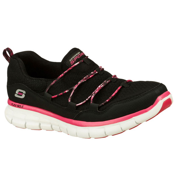 Skechers Women Synergy - Good Stuff Black/Hot Pink