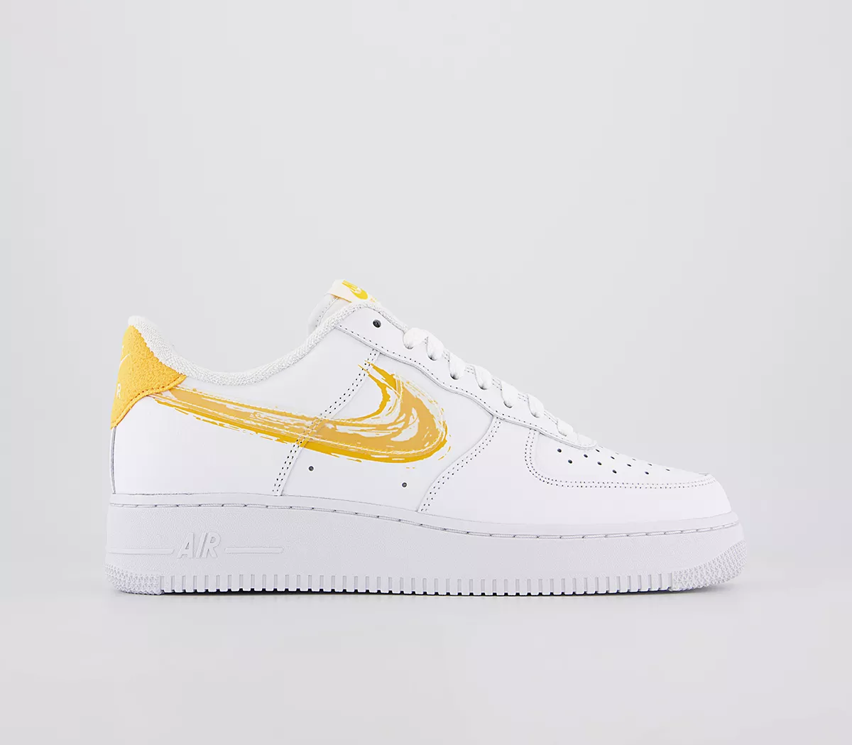 Nike Air Force 1 07 Trainers  White Solar Flare