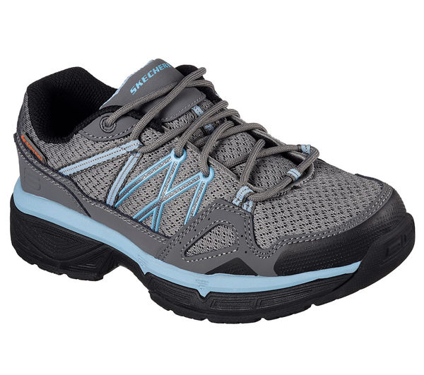 Skechers Women Work: Relaxed Fit Conroe - Abbenes ESD Gray/Blue