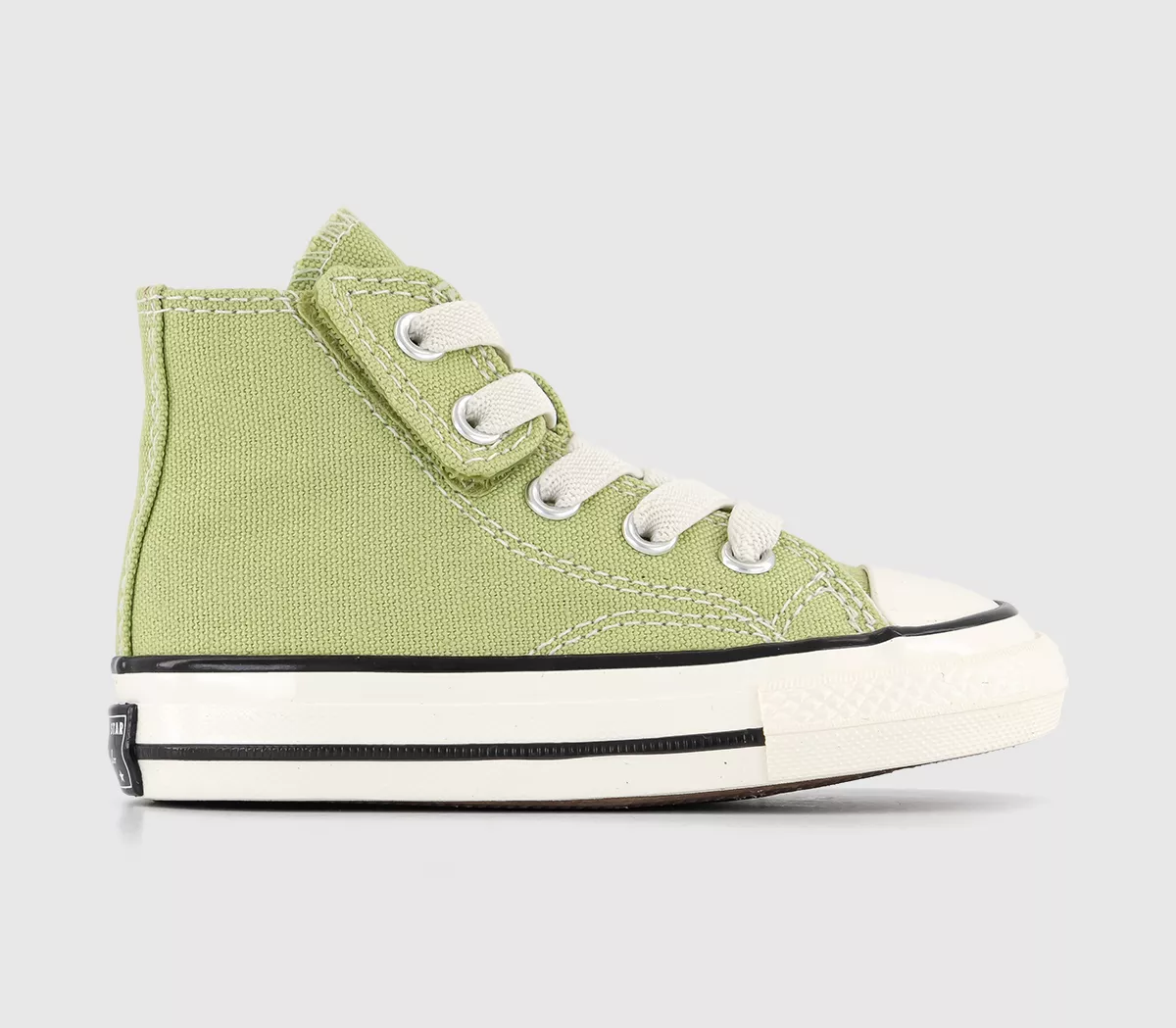 Converse Chuck 70 Hi 1v Infant Trainers Vitality Green Egret Black
