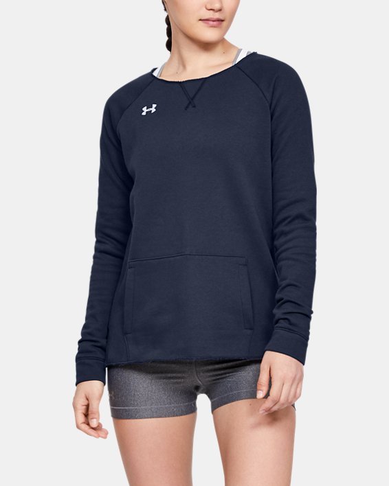 Women's UA Hustle Fleece Crew