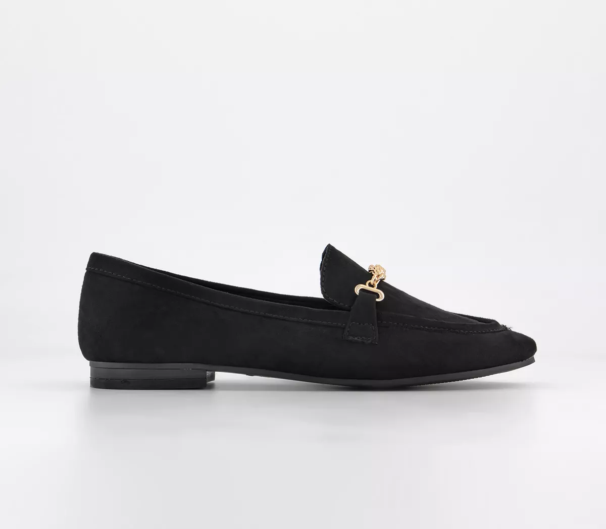 OFFICE Wide Fit Fresh Start Snaffle Loafers Black