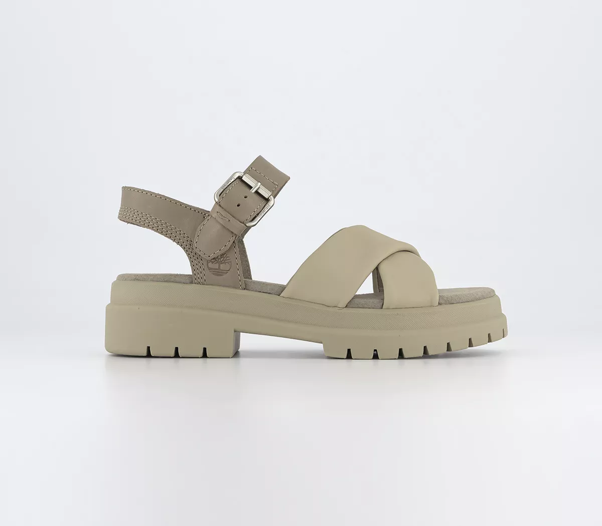 Timberland London Vibe X Strap Sandals  Lt Brown Full Grain