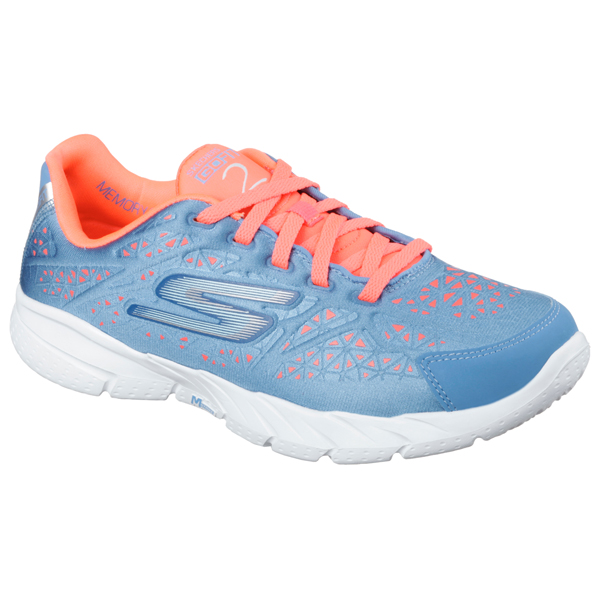 Skechers Women Gofit - Presto Blue/Coral