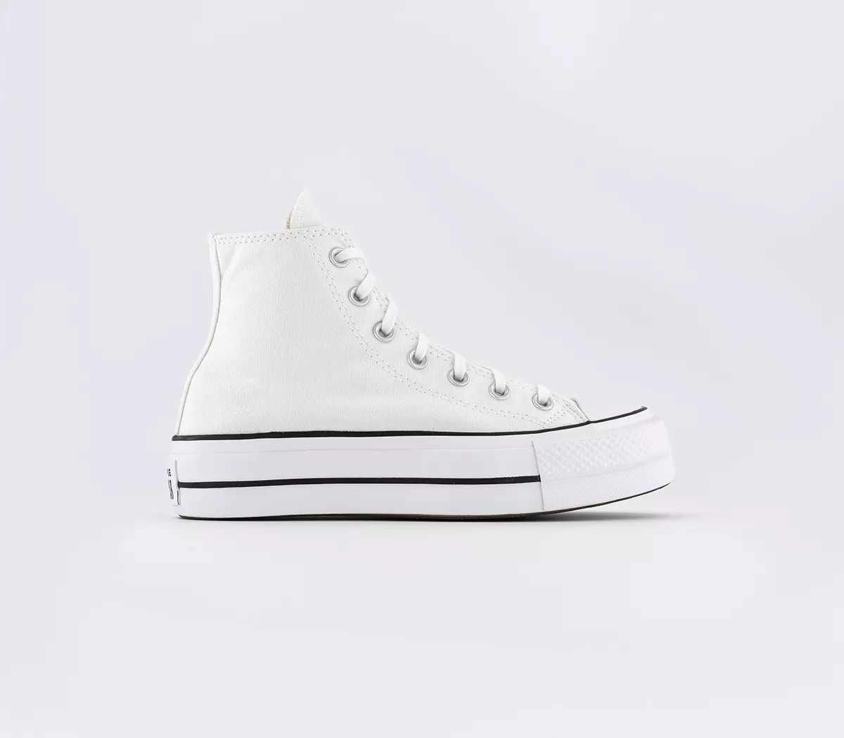 Converse All Star Lift Hi Platform Trainers White Black White