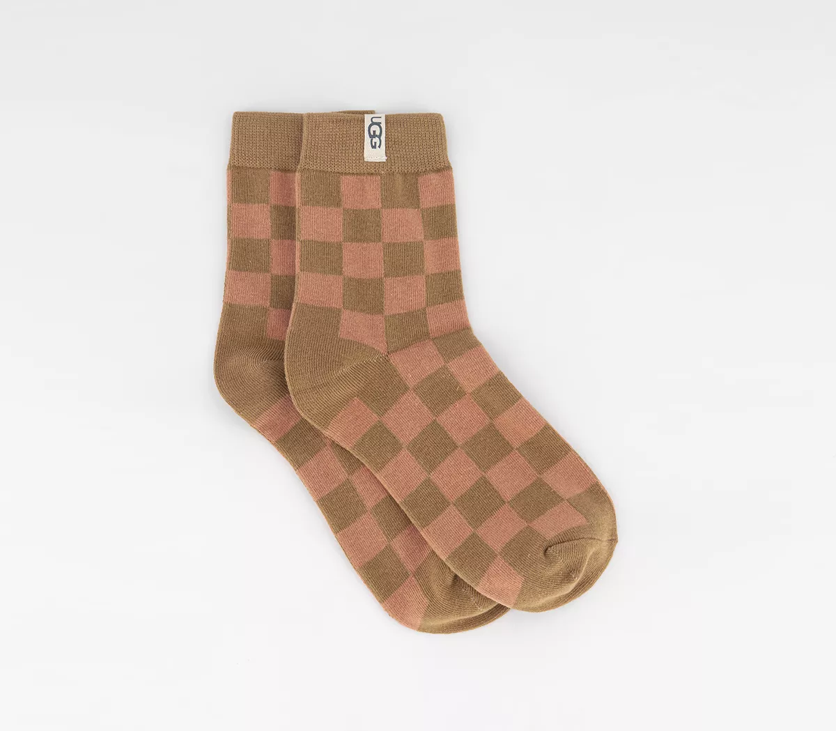 UGG Teslin Quarter Socks Orange Brown
