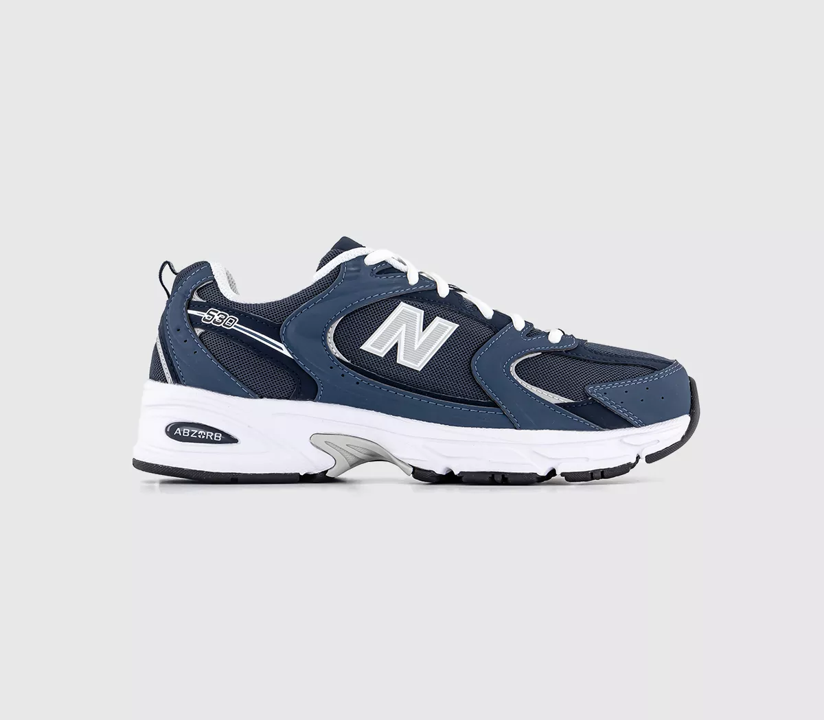 New Balance Mr530 Trainers Navy White Silver
