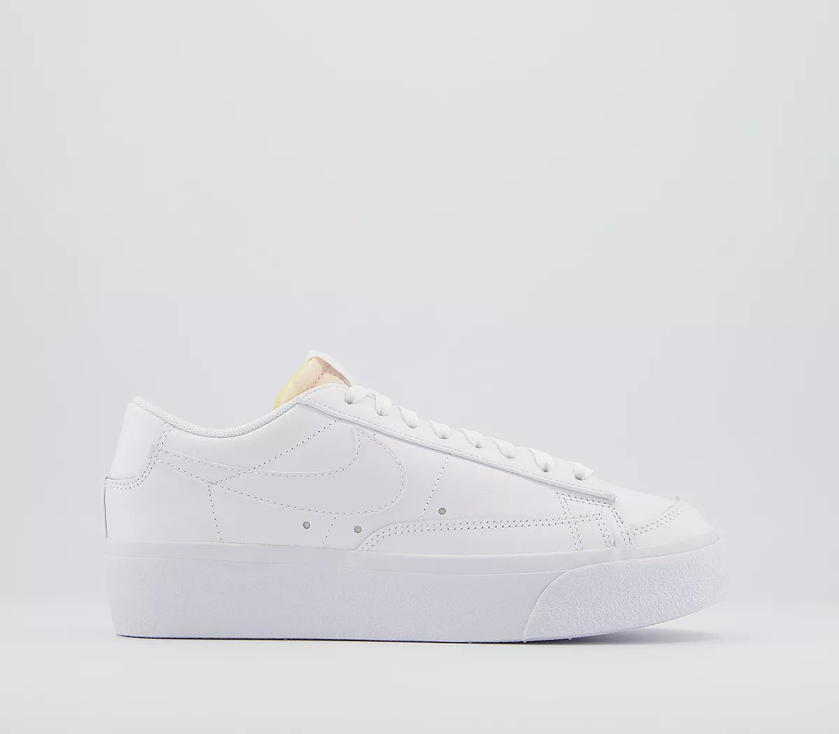 Nike Blazer Low Platform Trainers White White Black