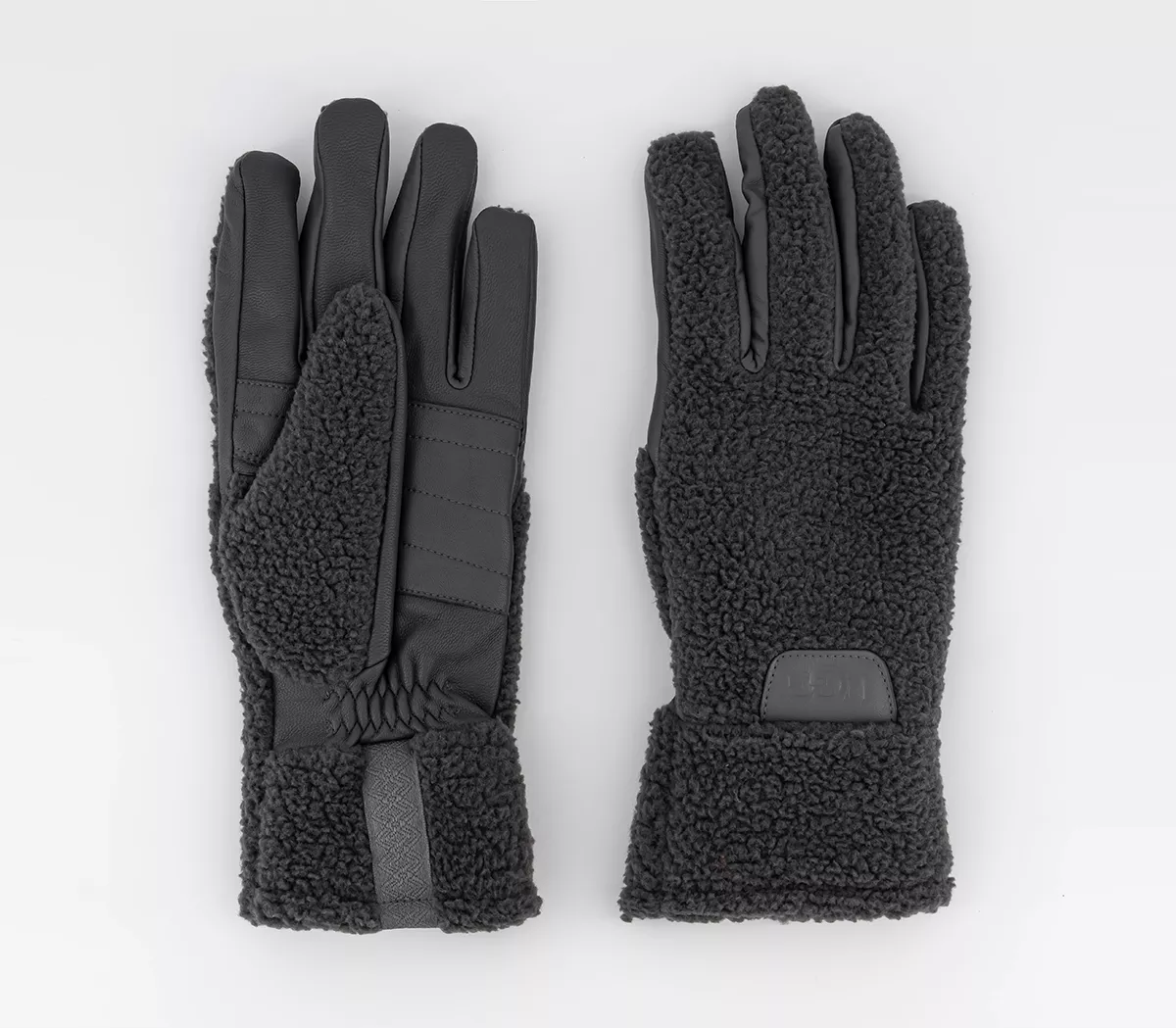 UGG Sherpa Gloves Grey