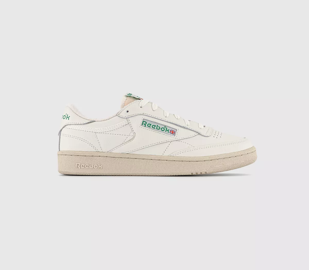 Reebok Club C 1985 Tv Trainers Chalk Paper White Green