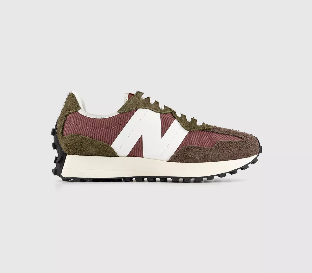 New Balance 327 Trainers Washed Burgundy Brown