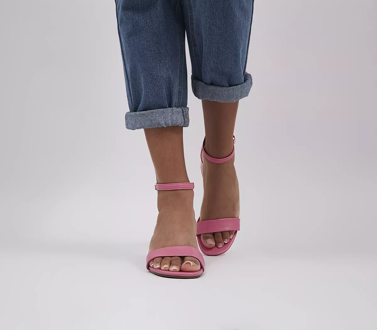 OFFICE My Way Two Part Sandals Hot Pink