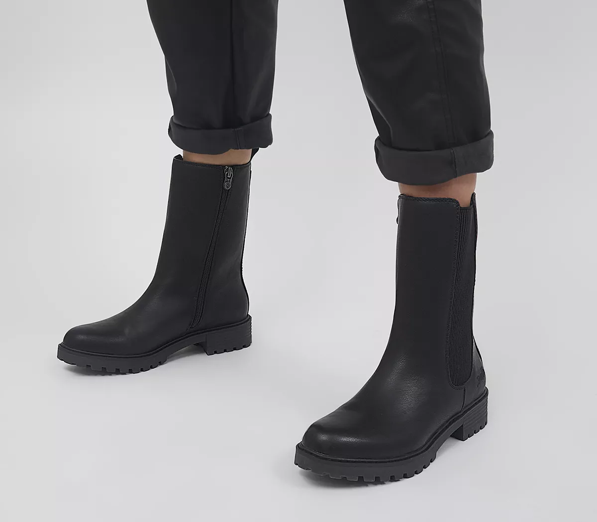 Blowfish Malibu Rebecca High Chelsea Boots Black