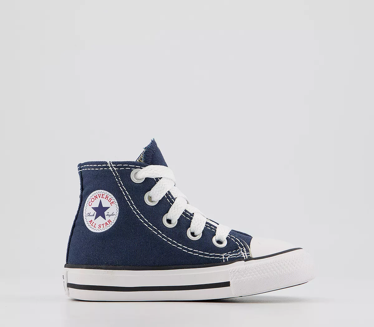 Converse All Star Hi Canvas Infant Trainers Navy Canvas