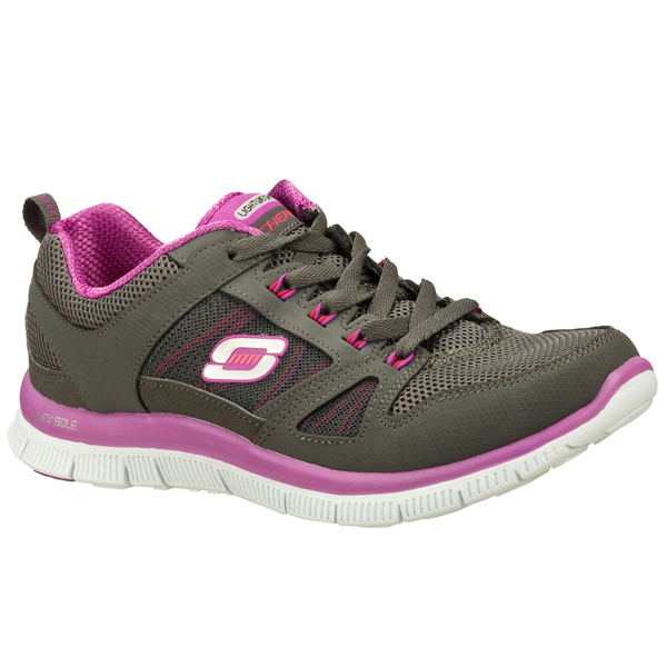 Skechers Women Flex Appeal - Spring Fever Charcoal/Purple