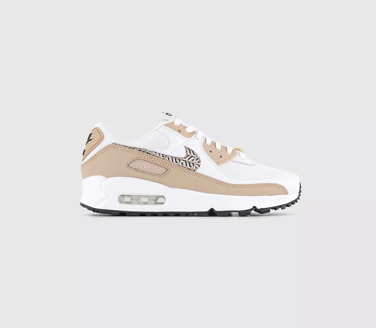 Nike Air Max 90 Trainers White Hemp Summit White Black