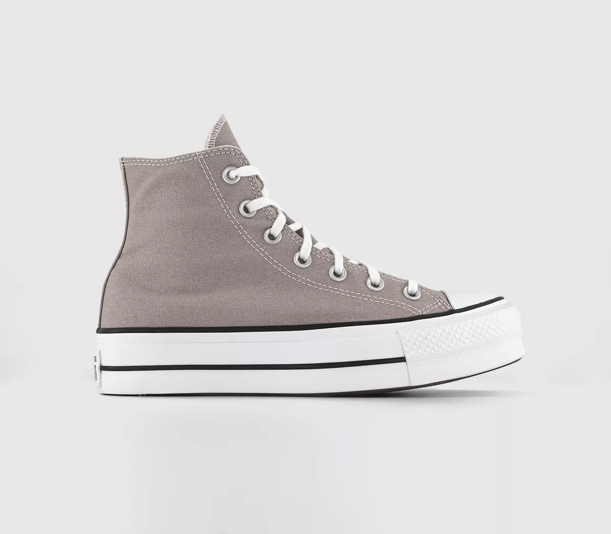Converse All Star Lift Hi Platform Trainers  Wonder Stone White Black