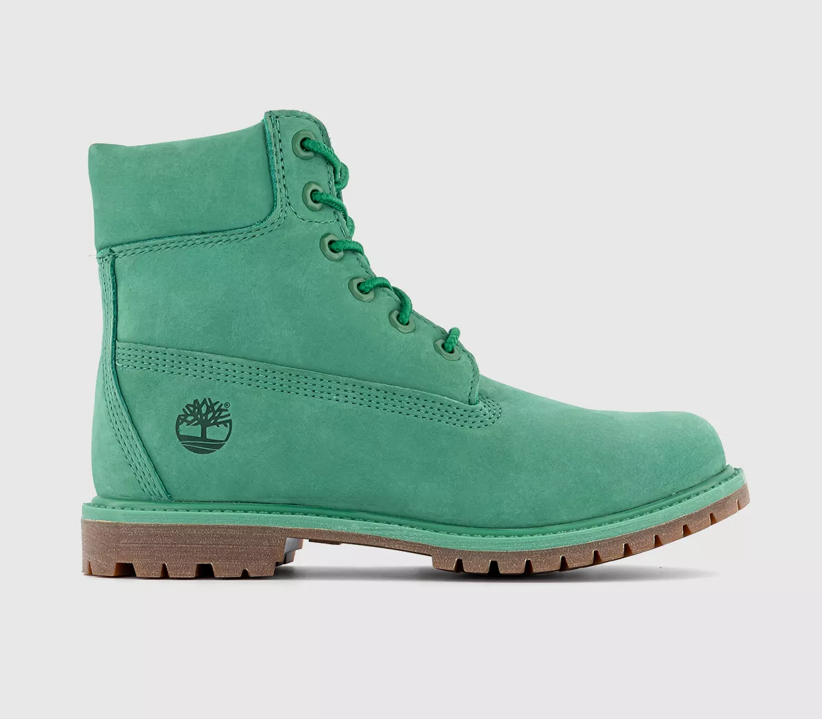 Timberland Premium 6 Boots Medium Green Nubuck