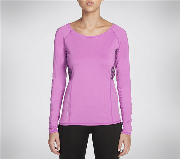 Skechers Women Tempo Long Sleeve Top Purple