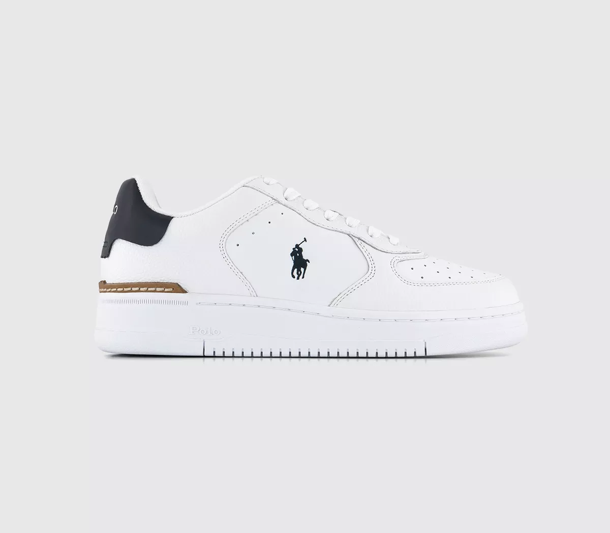 Polo Ralph Lauren Masters Court Sneakers White Navy Pp