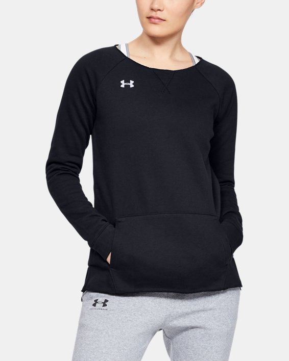 Women's UA Hustle Fleece Crew