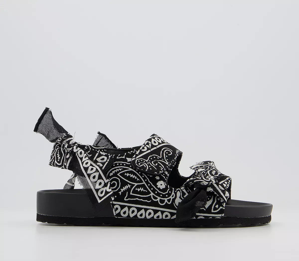 Arizona Love Apache Bandana Sandals Black