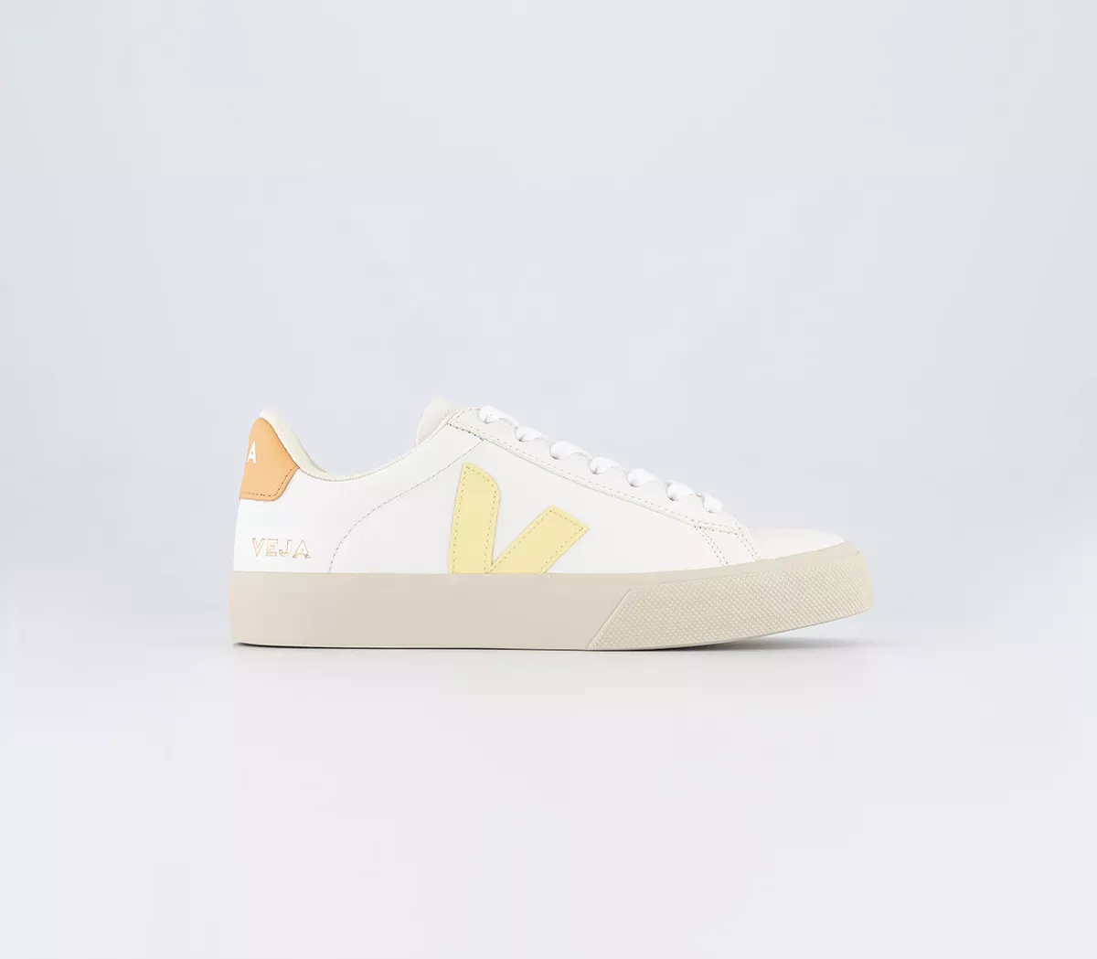 VEJA Campo Trainers  White Sun Peach F