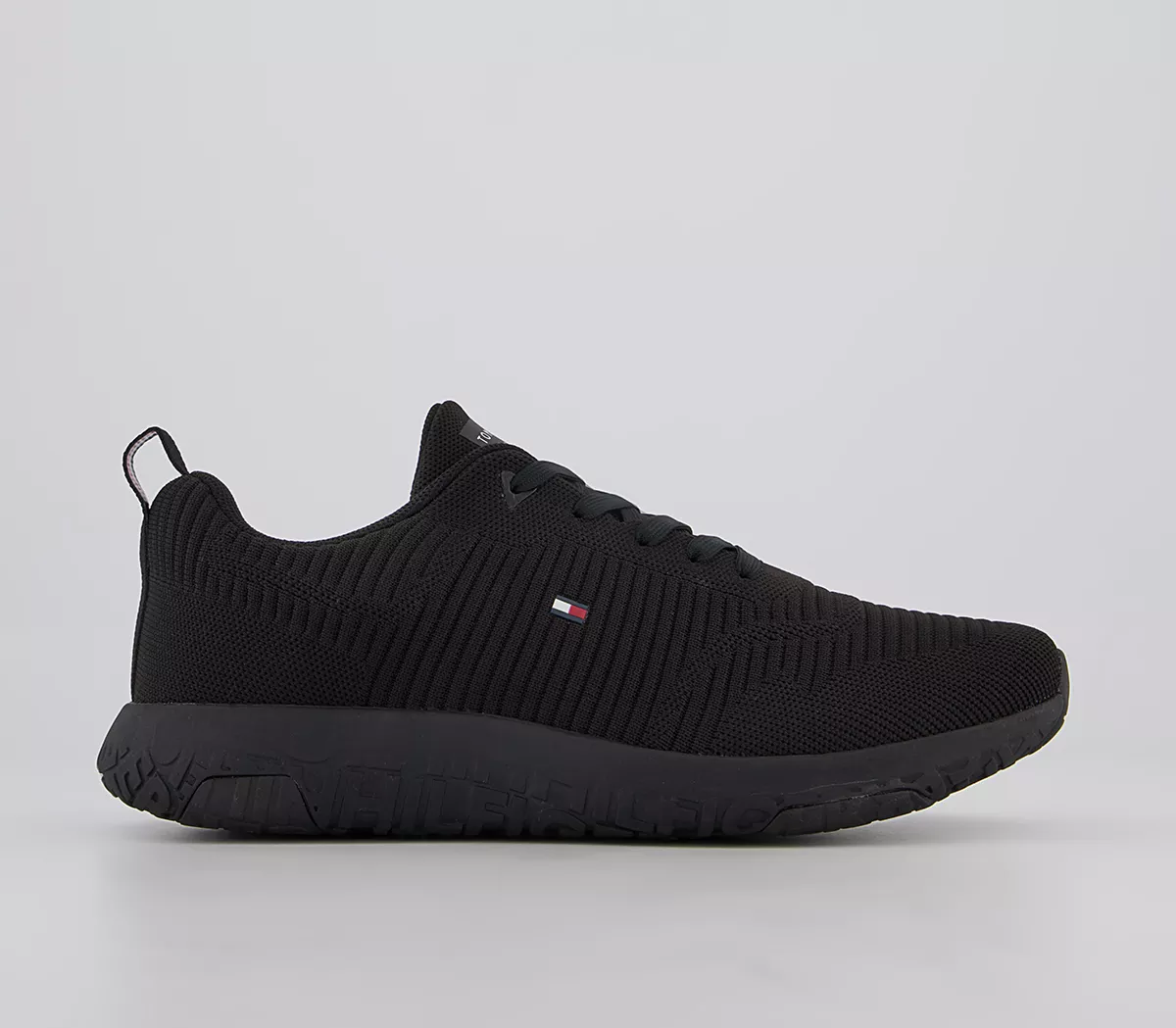Tommy Hilfiger Corporate Knit Runners Black Mono
