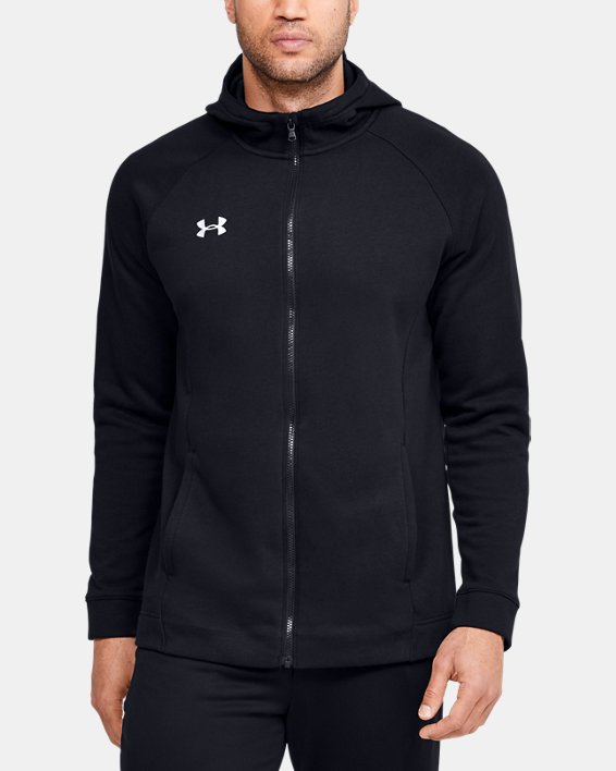Men's UA Hustle Fleece Full Zip Hoodie