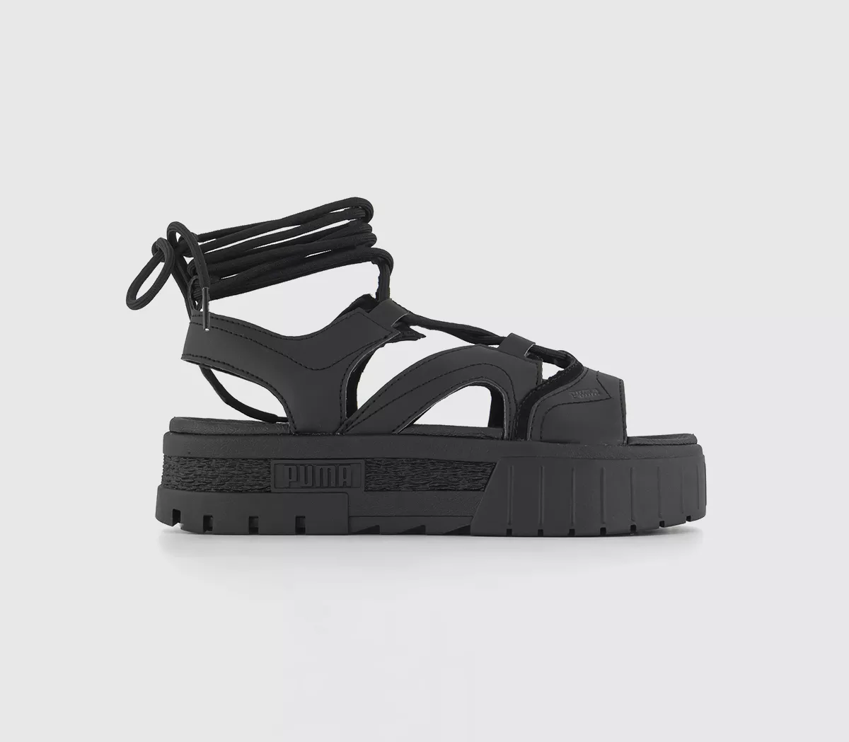 Puma Mayze Sandal Laces Black White