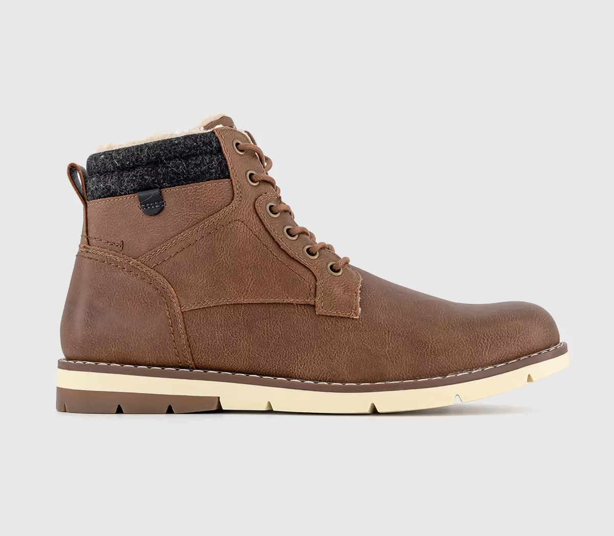 OFFICE Bradwell Borg Lined Hybrid Boots Tan