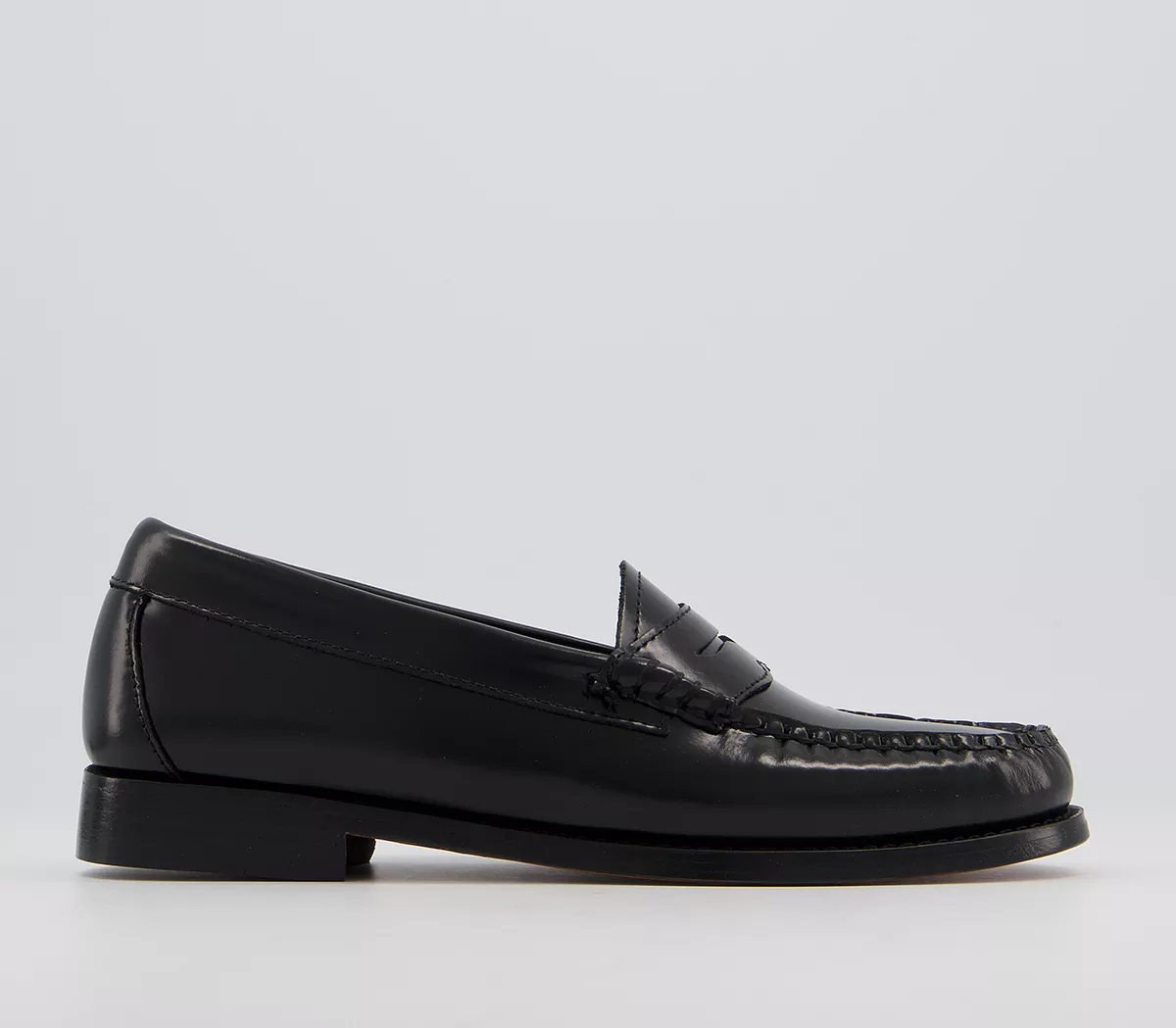 G.H Bass & Co Weejuns Penny Loafers Black Leather