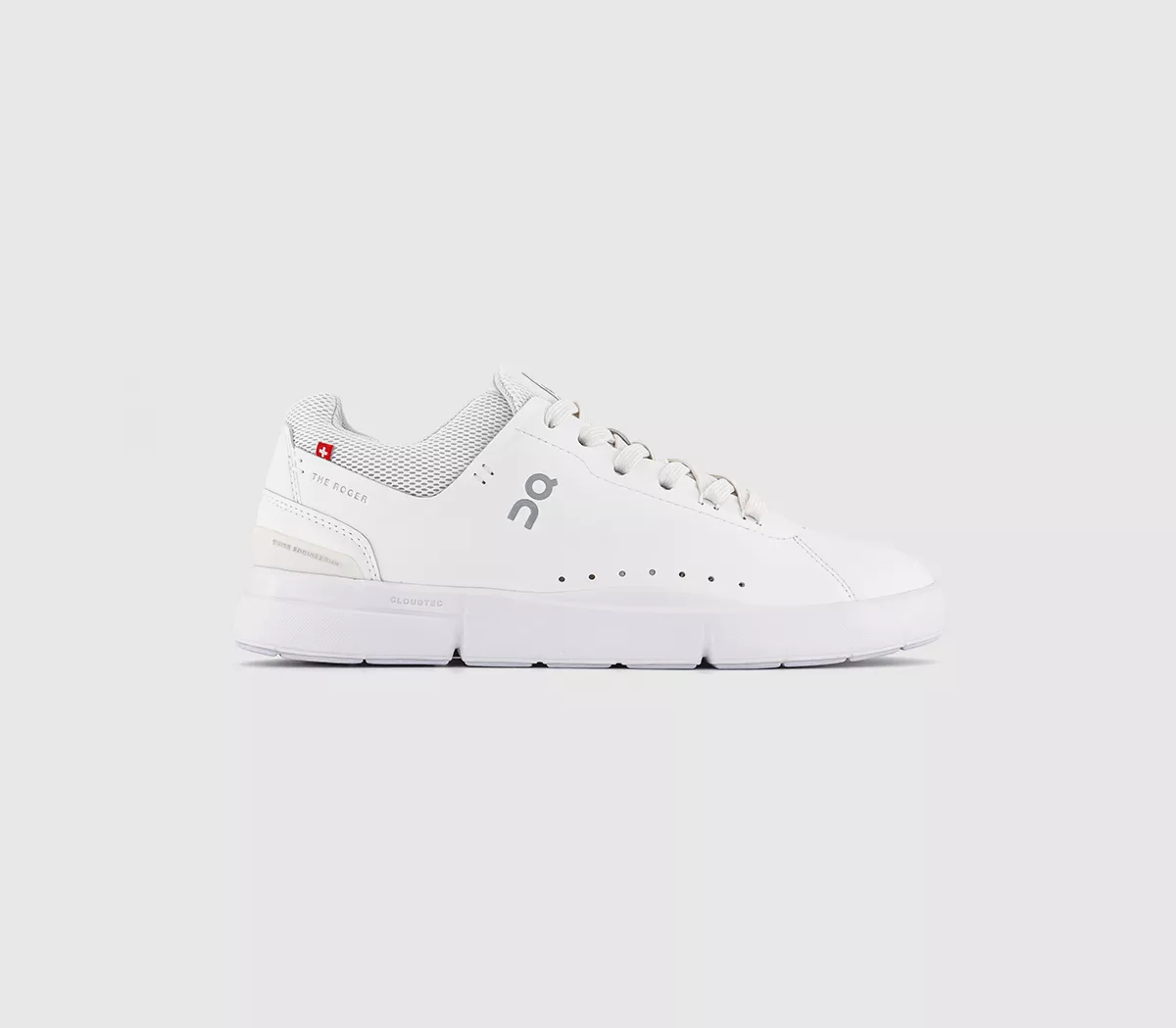 On Running The Roger Advantage Trainers All White F