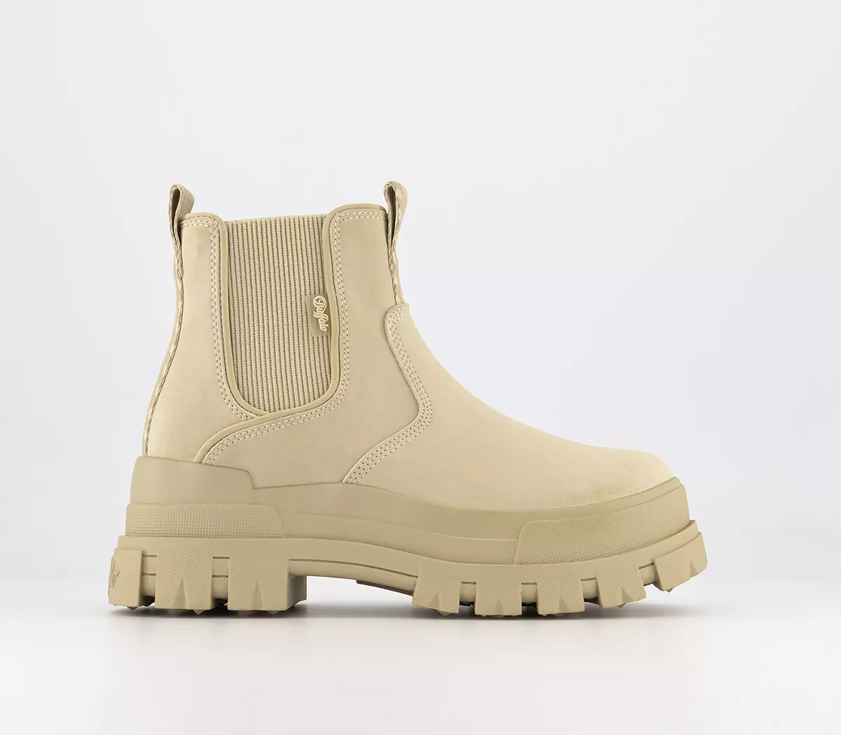Buffalo Aspha Chelsea Boots  Cream