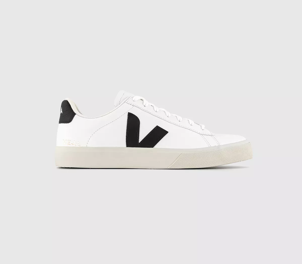 VEJA Campo Trainers White Black Leather