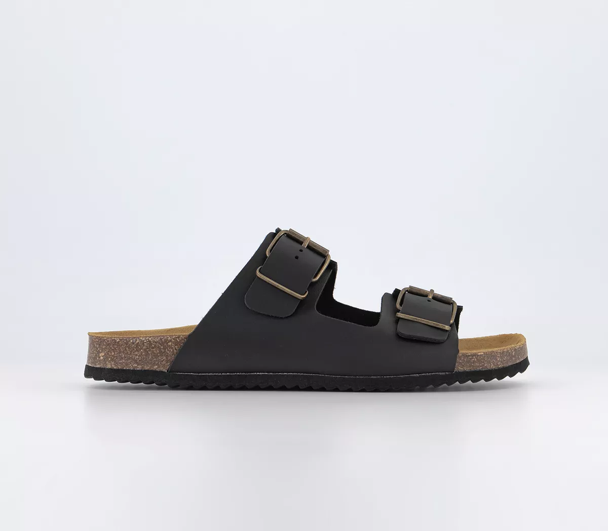 OFFICE Livingstone Double Strap Footbeds Black