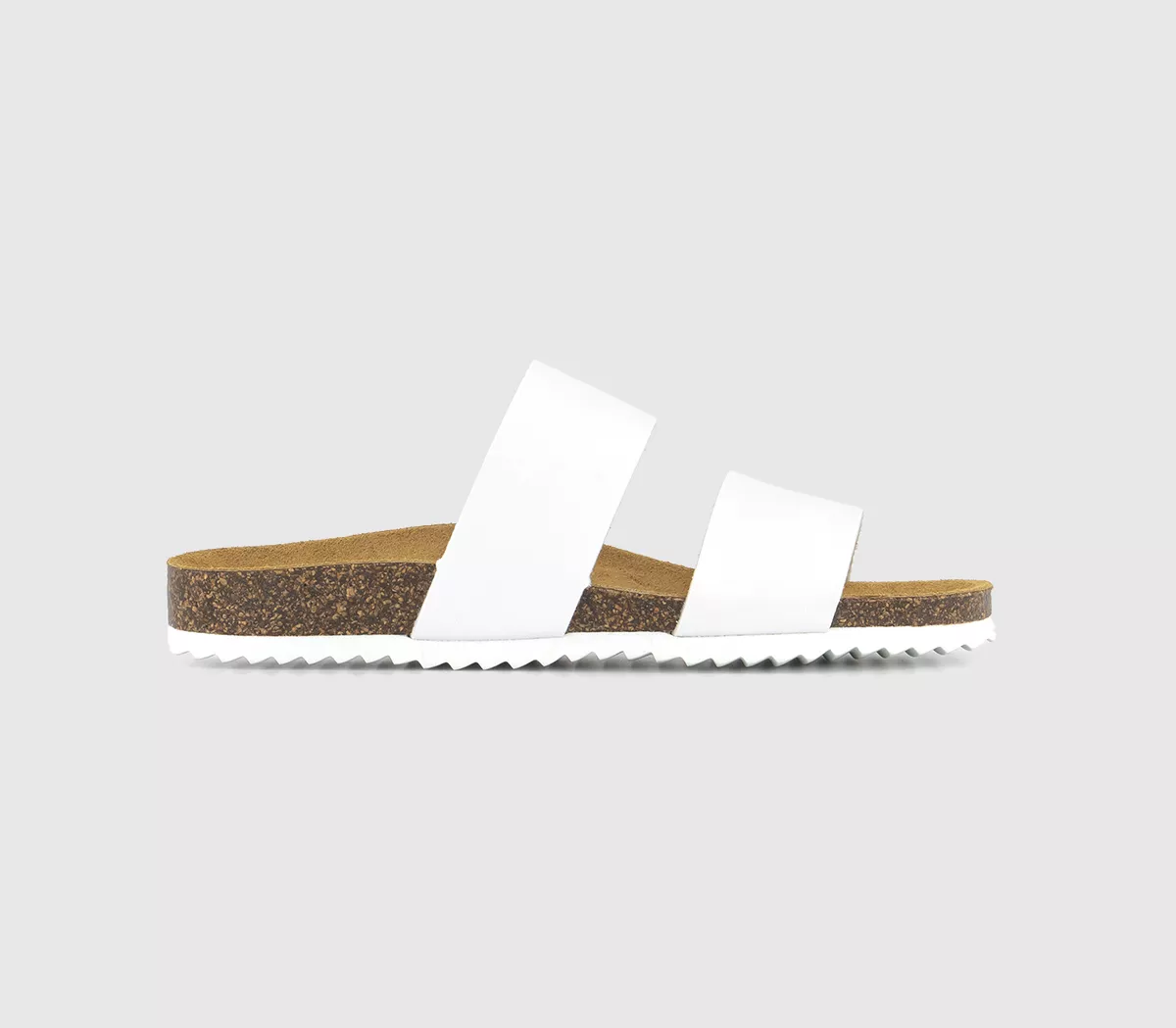 OFFICE Salinas Cork Footbed Sandals White