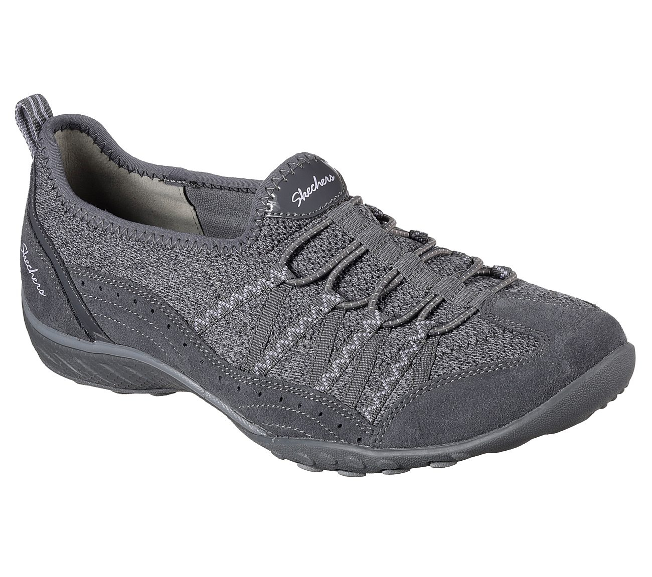 Skechers Women Relaxed Fit: Breathe Easy - Sweet Sound Charcoal