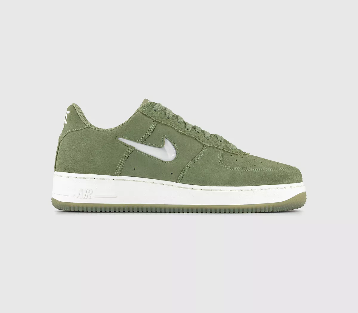 Nike Air Force 1 07 Trainers  Oil Green Summit White