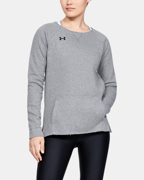 Women's UA Hustle Fleece Crew